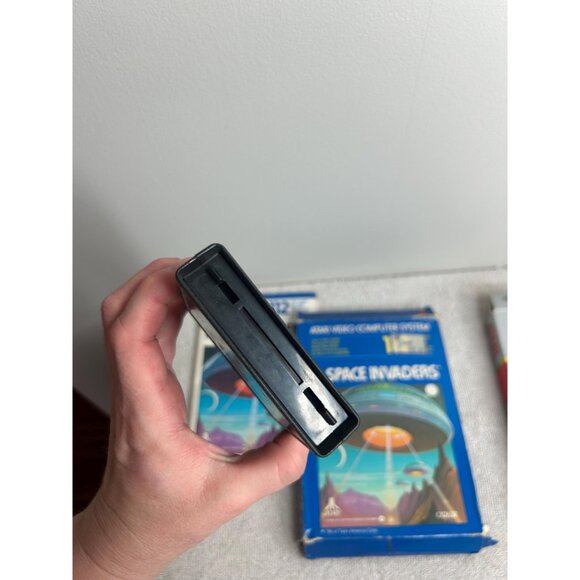 Atari 2600 Tested games space invaders and joust video game vintage retro - Picture 4 of 5